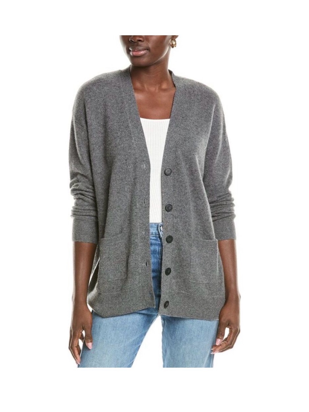 NAADAM Boyfriend Cashmere Cardigan